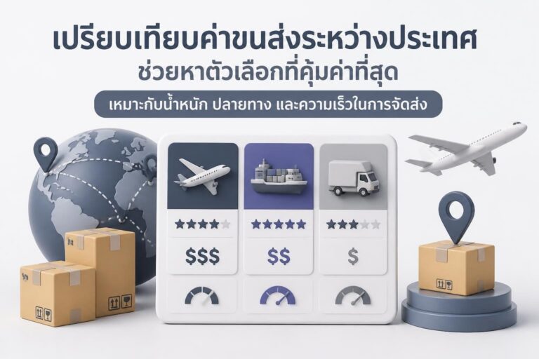 ส่งพัสดุไปต่างประเทศ ราคาถูก: วิธีประหยัดและเลือกบริการ